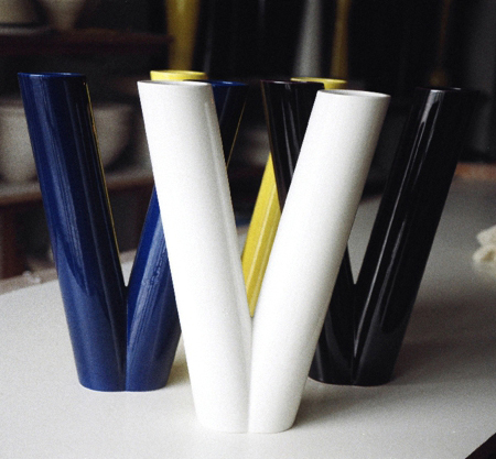vaso in ceramica, h 34 cm